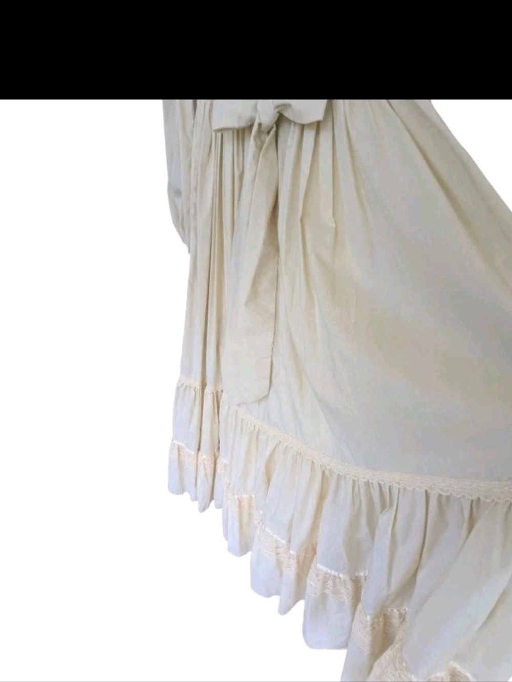 Vnt Gunne Sax Prairie Dress Juniors Sz 9 Cream Color Cottagecore Farm Country - Picture 5 of 13
